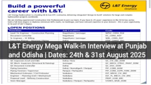 L&T Energy Walk-In Interview at
