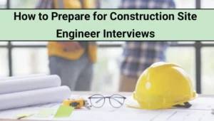 How to Prepare for Construction Site Engineer Interviews