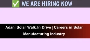 Adani Solar Walk-In Drive